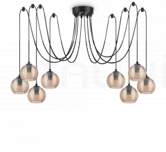 Итальянские Свет - Подвесной светильник RIGA SP8 Итальянские Свет - Подвесной светильник RIGA SP8 фабрика Ideal Lux