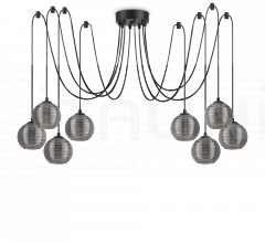Итальянские Свет - Подвесной светильник RIGA SP8 Итальянские Свет - Подвесной светильник RIGA SP8 фабрика Ideal Lux