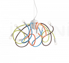 Итальянские Свет - Подвесной светильник MULTIFLEX SP8 Итальянские Свет - Подвесной светильник MULTIFLEX SP8 фабрика Ideal Lux