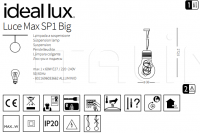 Подвесной светильник LUCE MAX SP1 BIG Ideal Lux