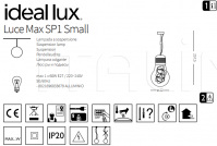 Подвесной светильник LUCE MAX SP1 SMALL Ideal Lux