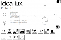 Подвесной светильник RUSTIK SP1 Ideal Lux