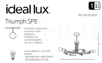 Подвесной светильник TRIUMPH SP8 Ideal Lux