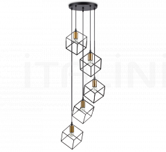 Итальянские Свет - Подвесной светильник ICE SP5 Итальянские Свет - Подвесной светильник ICE SP5 фабрика Ideal Lux