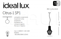 Подвесной светильник CITRUS-1 SP1 Ideal Lux
