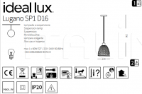Подвесной светильник LUGANO SP1 D18 Ideal Lux