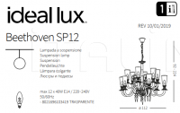 Люстра BEETHOVEN SP12 Ideal Lux