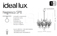 Люстра NEGRESCO SP8 Ideal Lux