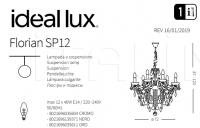 Люстра FLORIAN SP12 Ideal Lux