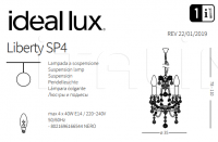 Люстра LIBERTY SP4 Ideal Lux