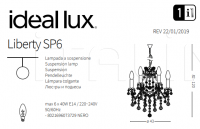 Люстра LIBERTY SP6 Ideal Lux