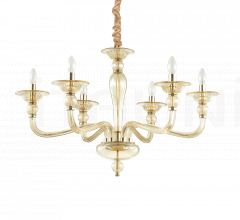 Итальянские Свет - Люстра DANIELI SP6 Итальянские Свет - Люстра DANIELI SP6 фабрика Ideal Lux