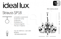 Люстра STRAUSS SP18 Ideal Lux