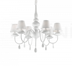 Итальянские Свет - Люстра BLANCHE SP6 Итальянские Свет - Люстра BLANCHE SP6 фабрика Ideal Lux