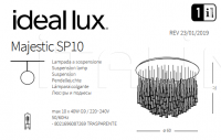 Люстра MAJESTIC SP10 Ideal Lux