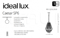 Люстра CAESAR SP6 Ideal Lux