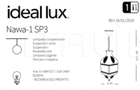 Подвесной светильник NAWA-1 SP3 Ideal Lux