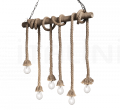 Итальянские Свет - Подвесной светильник CANAPA SP6 фабрика Ideal Lux