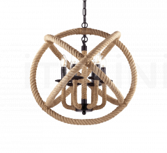 Итальянские Свет - Подвесной светильник CORDA SP6 фабрика Ideal Lux