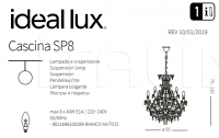 Люстра CASCINA SP8 Ideal Lux