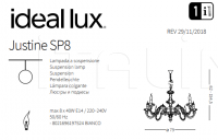 Люстра JUSTINE SP8 Ideal Lux