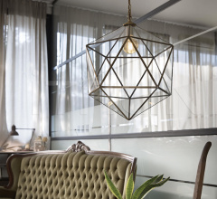 Итальянские Свет - Подвесной светильник DECA SP1 SMALL Итальянские Свет - Подвесной светильник DECA SP1 SMALL фабрика Ideal Lux