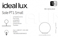 Напольный светильник SOLE PT1 SMALL Ideal Lux