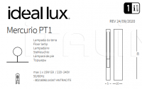 Напольный светильник MERCURIO PT1 Ideal Lux