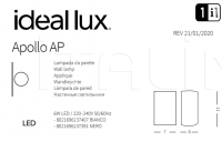 Настенный светильник APOLLO AP Ideal Lux