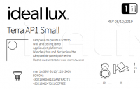 Настенный светильник TERRA AP1 SMALL Ideal Lux