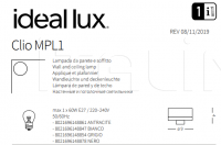 Потолочный светильник CLIO MPL1 Ideal Lux