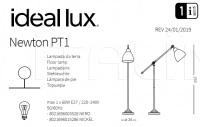 Напольный светильник NEWTON PT1 Ideal Lux