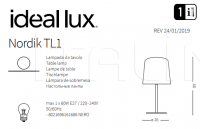 Настольная лампа NORDIK TL1 Ideal Lux