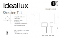 Настольная лампа SHERATON TL1 Ideal Lux