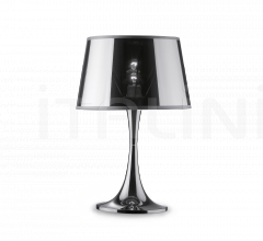 Итальянские Настольные светильники - Настольная лампа LONDON CROMO TL1 BIG Итальянские Настольные светильники - Настольная лампа LONDON CROMO TL1 BIG фабрика Ideal Lux