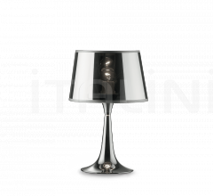 Итальянские Настольные светильники - Настольная лампа LONDON CROMO TL1 SMALL Итальянские Настольные светильники - Настольная лампа LONDON CROMO TL1 SMALL фабрика Ideal Lux