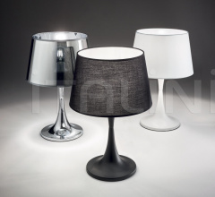 Итальянские Настольные светильники - Настольная лампа LONDON CROMO TL1 SMALL Итальянские Настольные светильники - Настольная лампа LONDON CROMO TL1 SMALL фабрика Ideal Lux