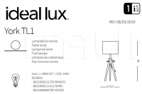Настольная лампа YORK TL1 Ideal Lux