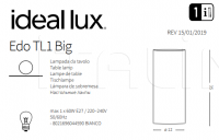 Настольный светильник EDO TL1 BIG Ideal Lux