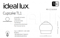 Настольный светильник CUPCAKE TL1 BIG Ideal Lux