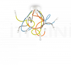 Итальянские Потолочные светильники - Потолочный светильник MULTIFLEX PL8 Итальянские Потолочные светильники - Потолочный светильник MULTIFLEX PL8 фабрика Ideal Lux