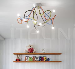 Итальянские Потолочные светильники - Потолочный светильник MULTIFLEX PL8 Итальянские Потолочные светильники - Потолочный светильник MULTIFLEX PL8 фабрика Ideal Lux