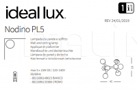 Потолочный светильник NODINO PL5 Ideal Lux