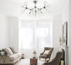 Итальянские Потолочные светильники - Потолочный светильник NODI CRYSTAL PL15 Итальянские Потолочные светильники - Потолочный светильник NODI CRYSTAL PL15 фабрика Ideal Lux