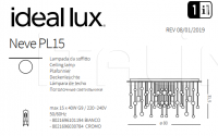 Потолочный светильник NEVE PL15 Ideal Lux