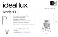 Светильник TENDER PL8 Ideal Lux
