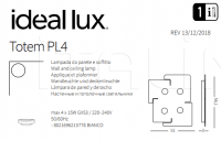 Светильник TOTEM PL4 Ideal Lux