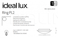 Светильник RING PL2 Ideal Lux