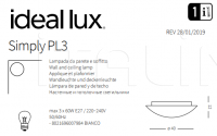 Светильник SIMPLY PL3 Ideal Lux