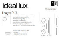 Светильник LOGOS PL3 Ideal Lux